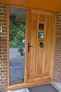 Oak joinery , Oak front door