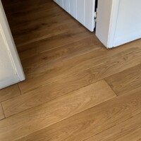 Worn edge solid oak flooring